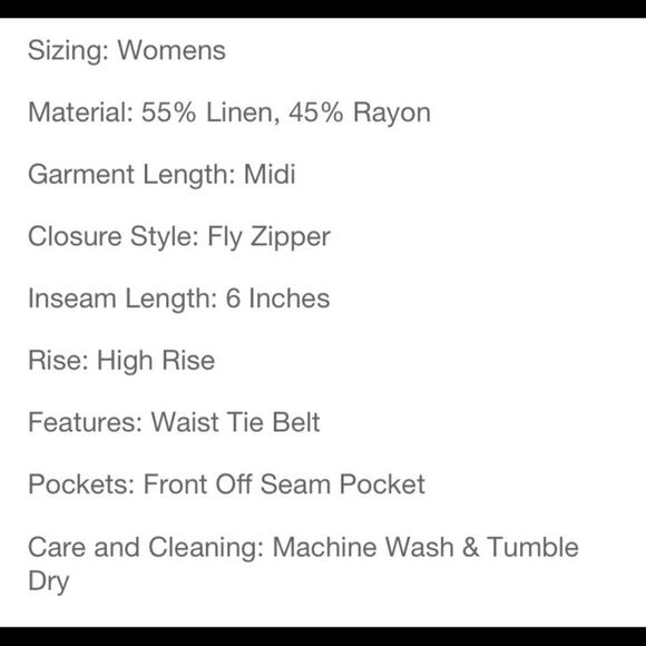 a new day orange belted high rise shorts - Picture 7 of 7